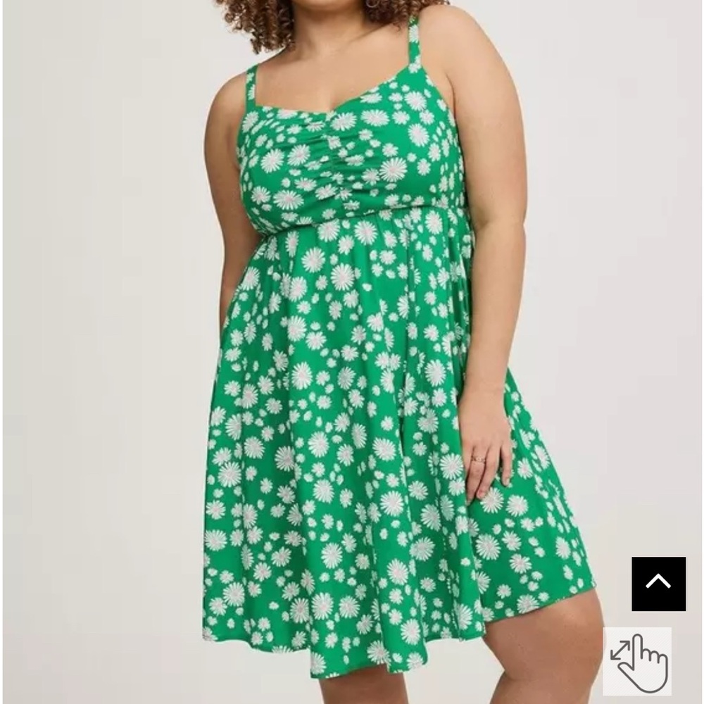 Torrid Mini Challis Skater Dress